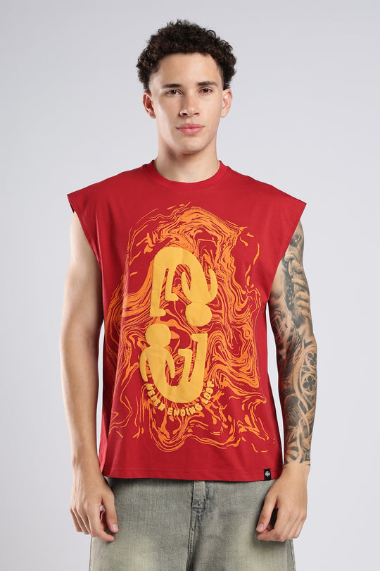 Burn Repeat Men's Oversized Tank