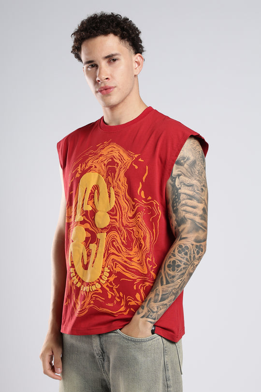 Burn Repeat Men's Oversized Tank