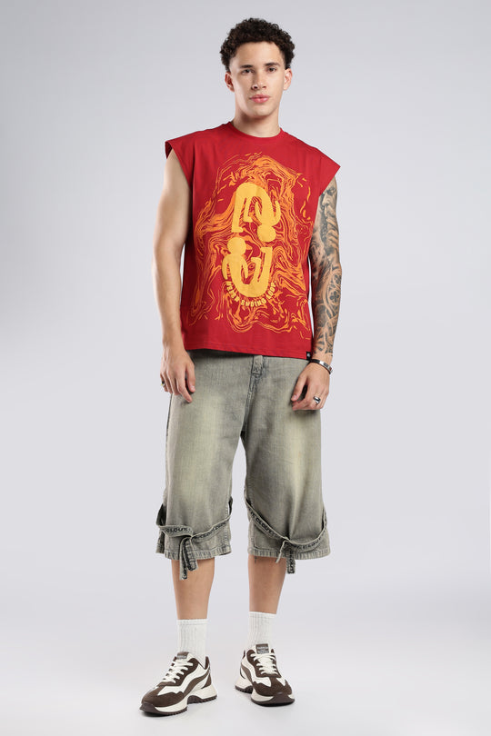 Burn Repeat Men's Oversized Tank