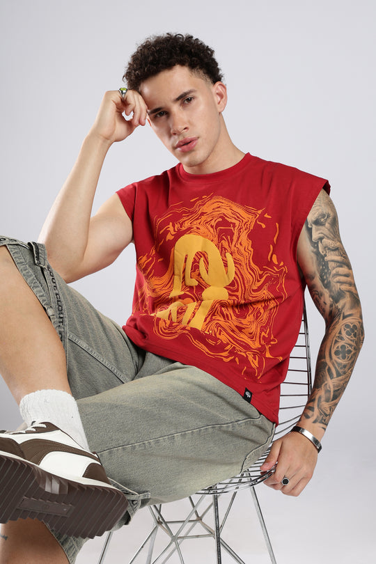 Burn Repeat Men's Oversized Tank