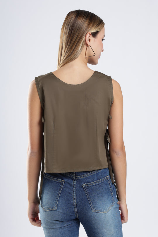 Side-Tie Knot Top