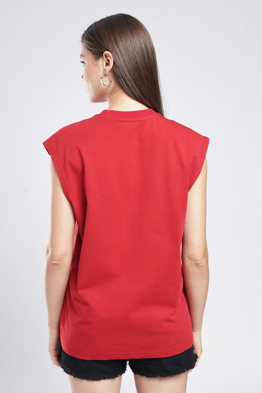 Brun Repeat Women's Oversized Tank