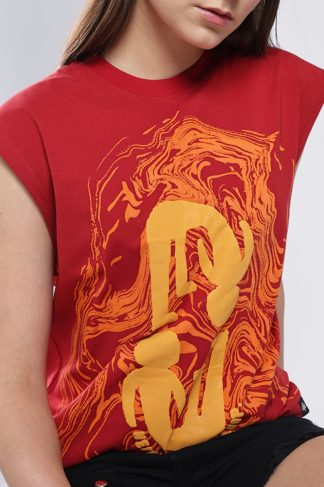 Brun Repeat Women's Oversized Tank