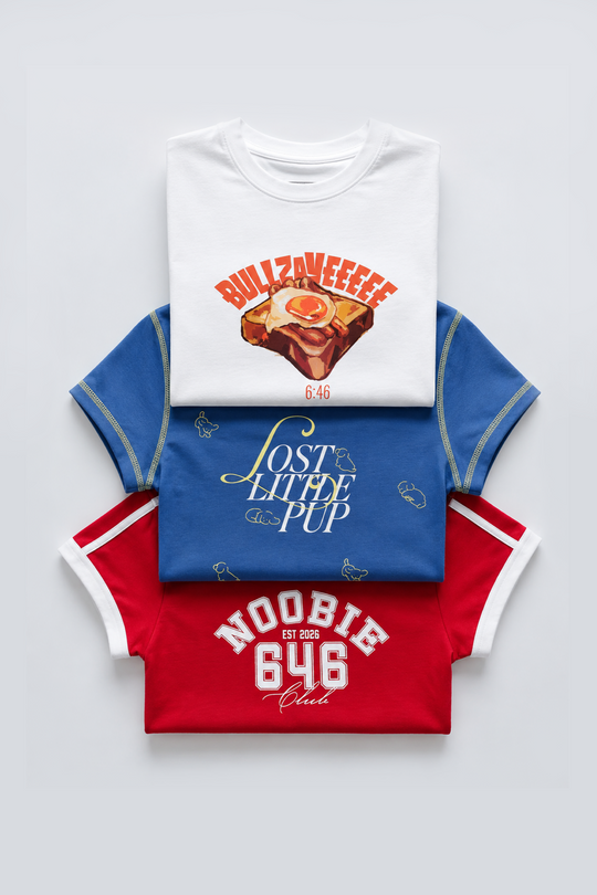 Main Character Baby Tee Combo Pack of 3
