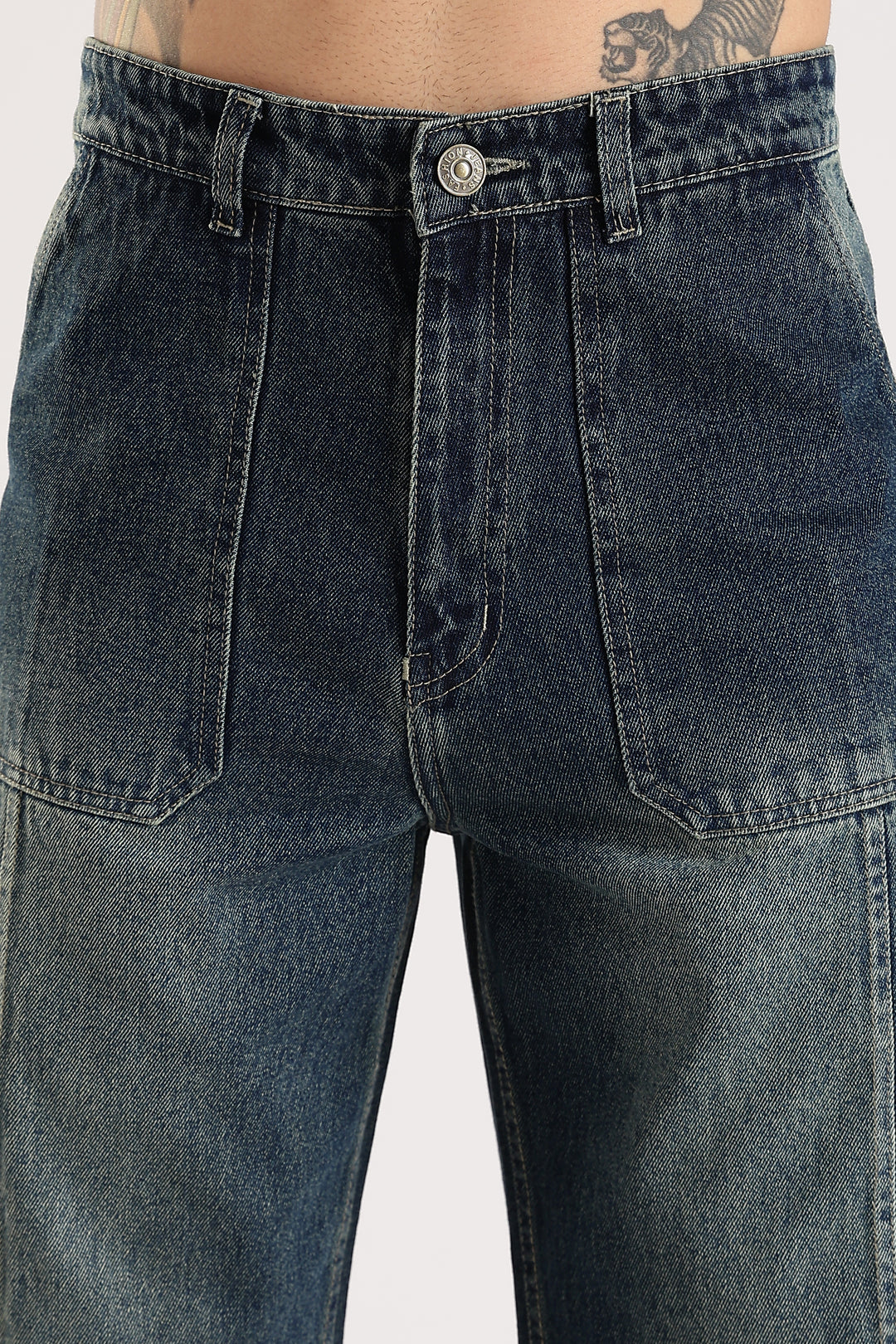 CASUAL DARK BLUE JEANS