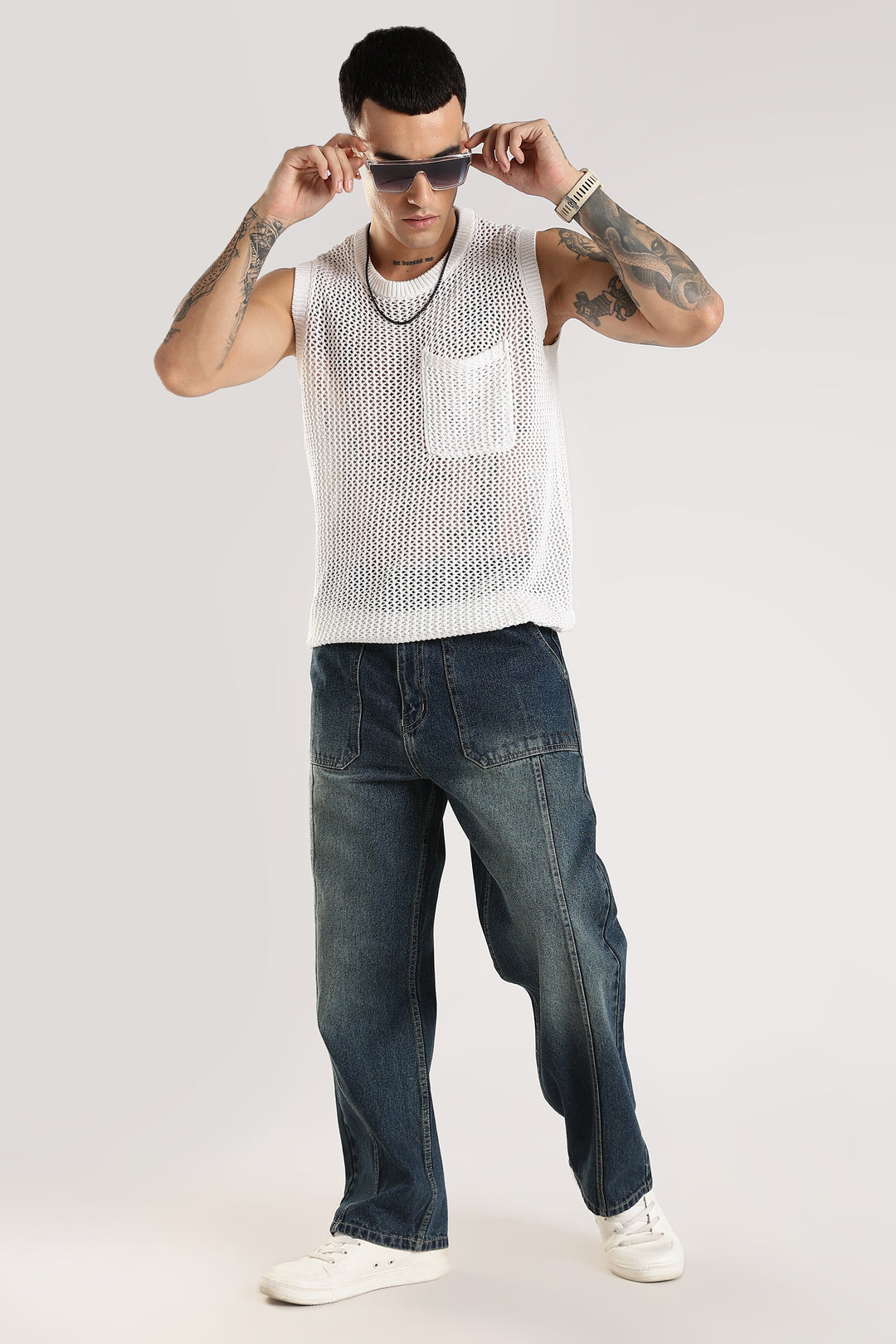 CASUAL DARK BLUE JEANS
