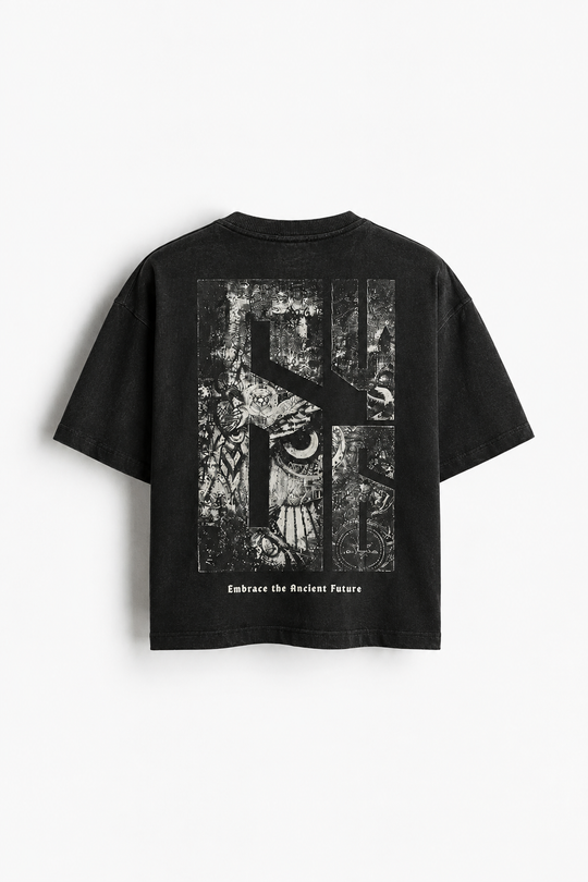 Black Flawless Oversized Unisex Tee
