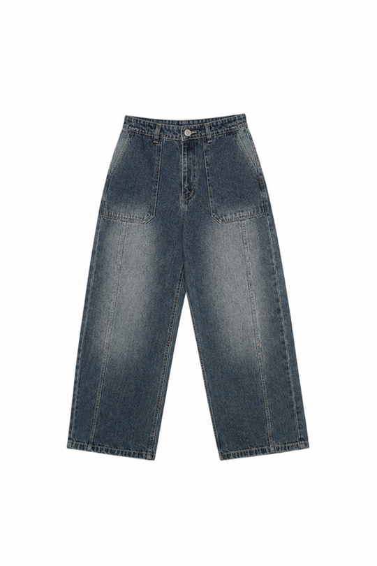 Casual Dark Blue Jeans