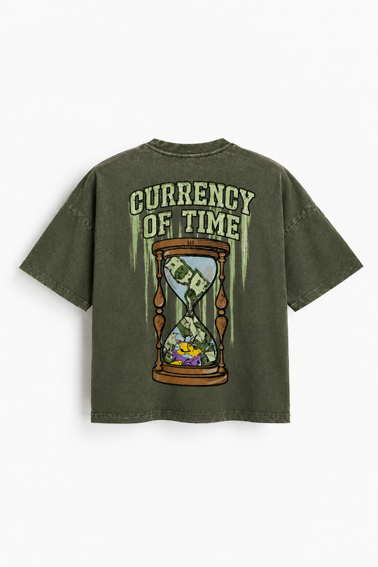 Currency Of Time Oversized Unisex Tee