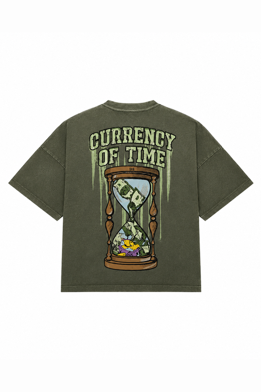 Currency Of Time Oversized Unisex Tee