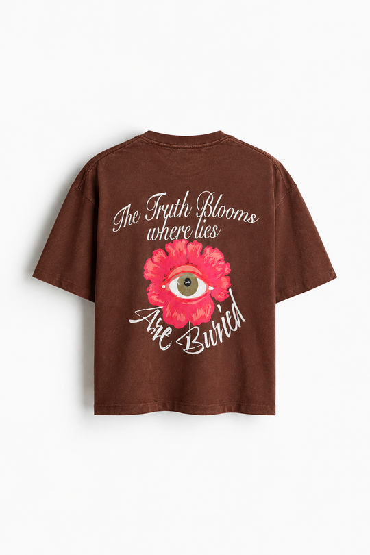 Eye of Truth Brown Tee