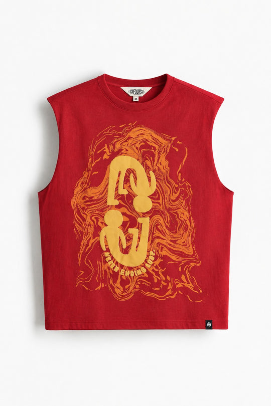 Burn Repeat Oversized Tank